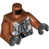 Lego tělo, tmavě oranžová (6125701)